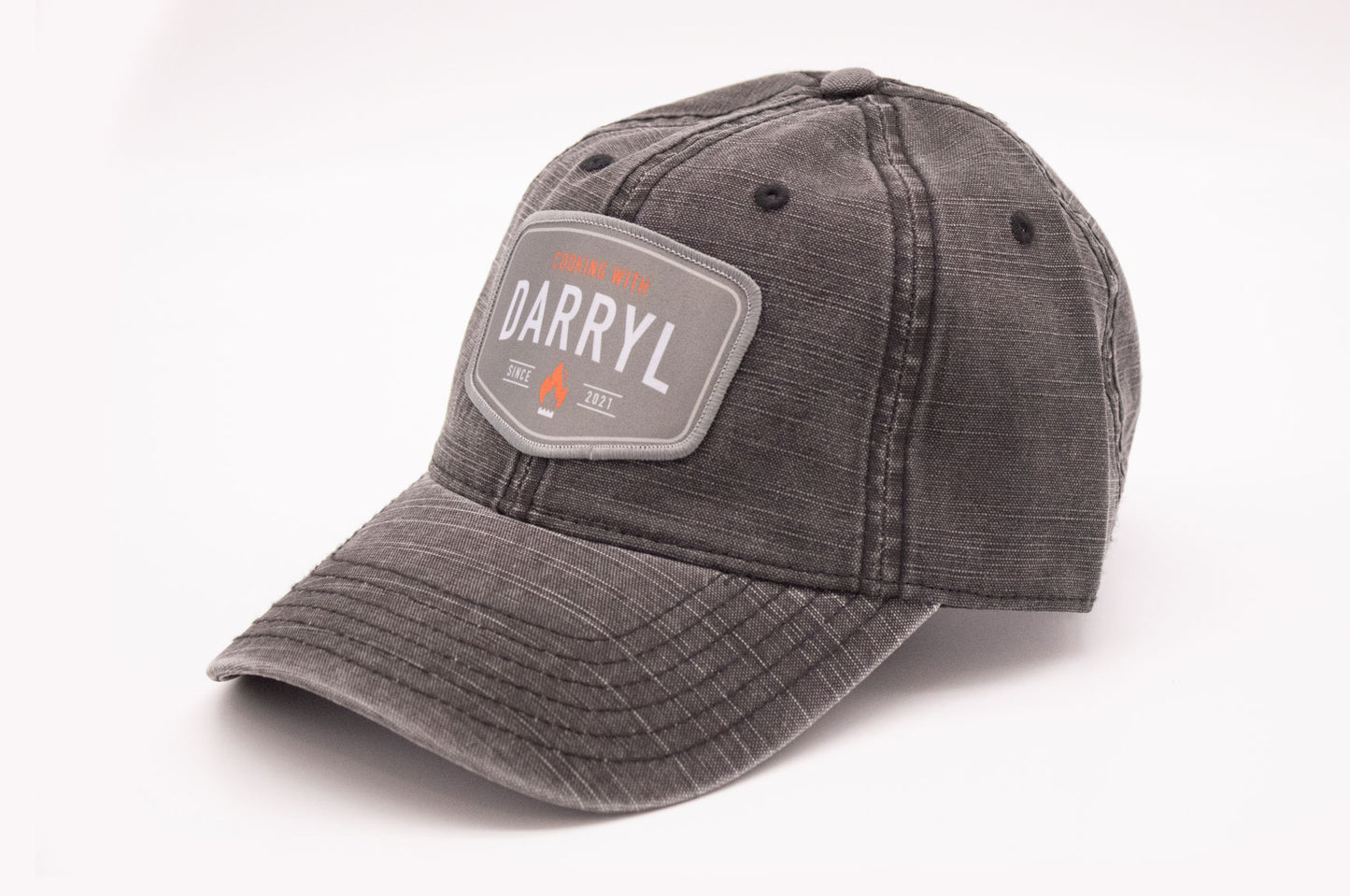 Cooking With Darryl Strapback Dad Hat - Black