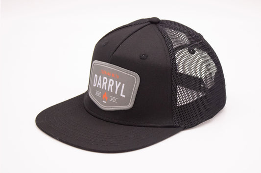 Cooking With Darryl Snapback Flatbill Hat - Black